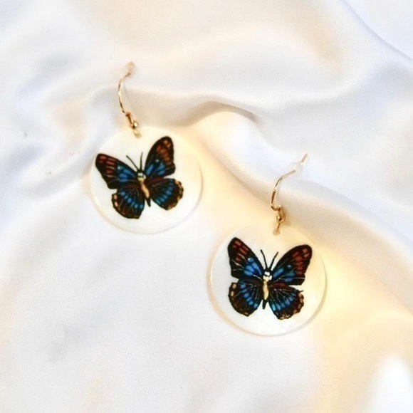 Butterfly Earrings - Picture 1 of 4